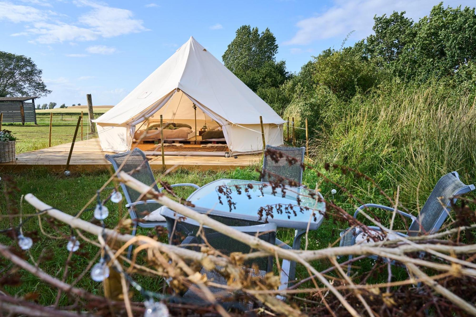 Hesselgaard Glamping Hotel Dalby Kültér fotó